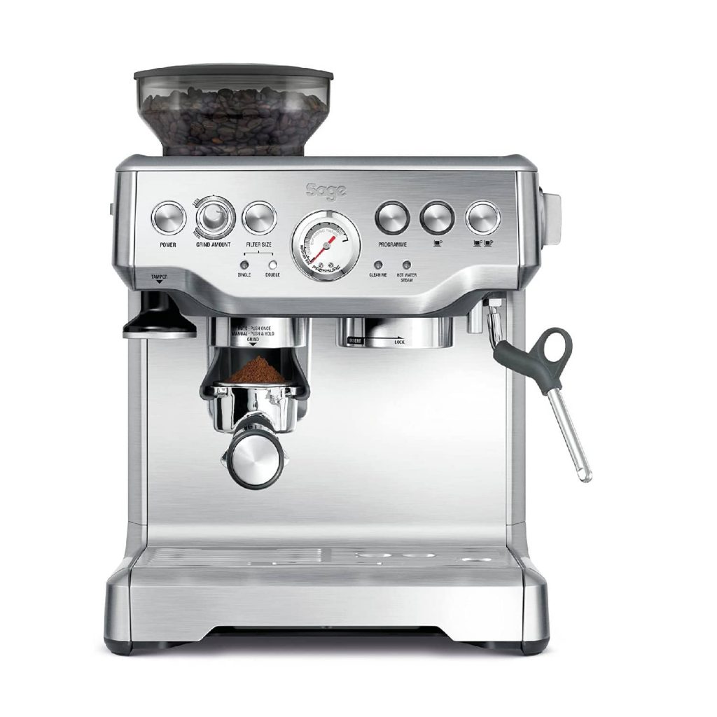 Machine expresso à broyeur d'occasion à inspecter avant achat