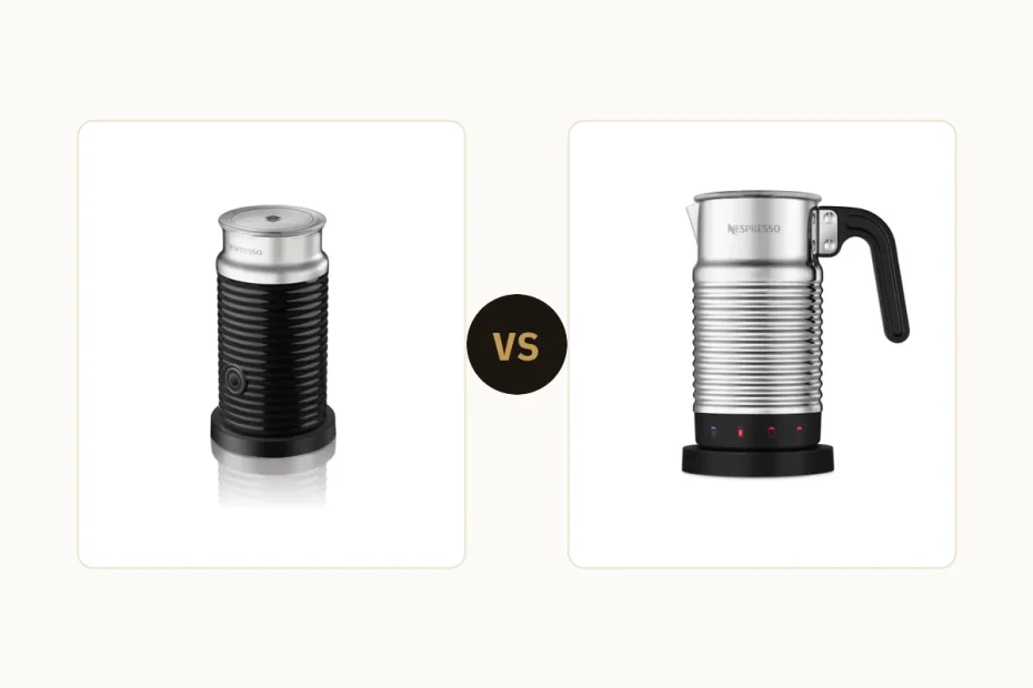 Nespresso Aeroccino 3 vs Aeroccino 4