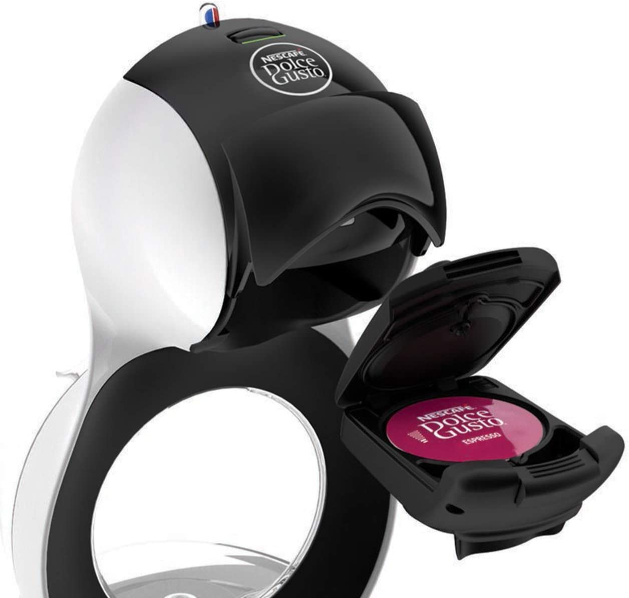 Machine à café Dolce Gusto, porte-capsule ouvert