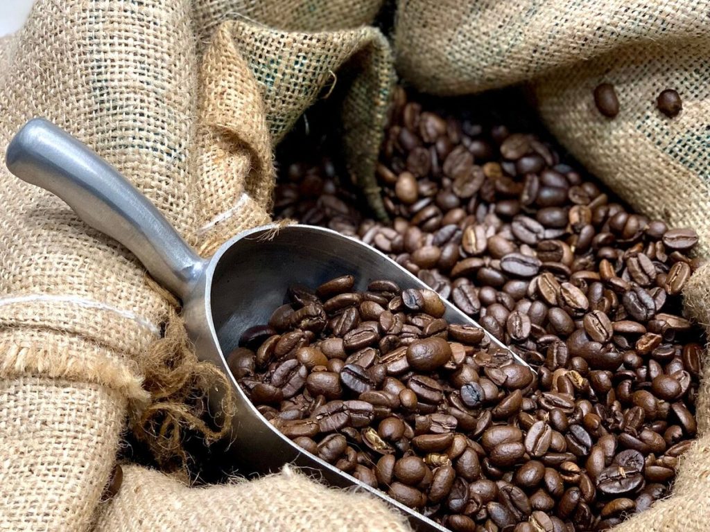Sélection de cafés du monde en grains
