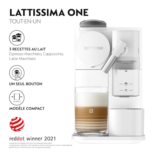 Machine à café Nespresso Lattissima One Evo EN510.W