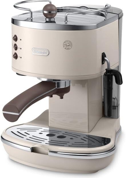 Machine à café DeLonghi Icona Vintage ECOV311.BG crème, packshot de face
