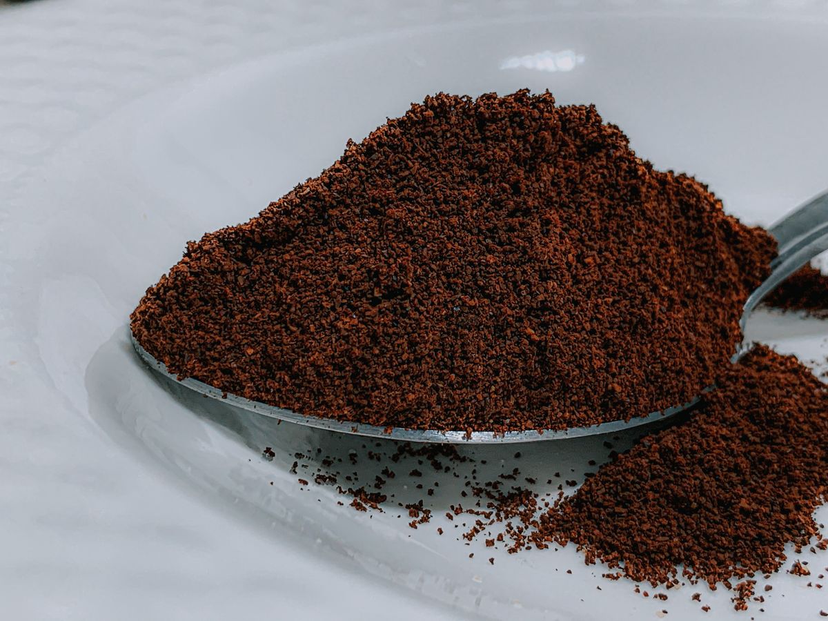 Cuillère de marc de café à recycler