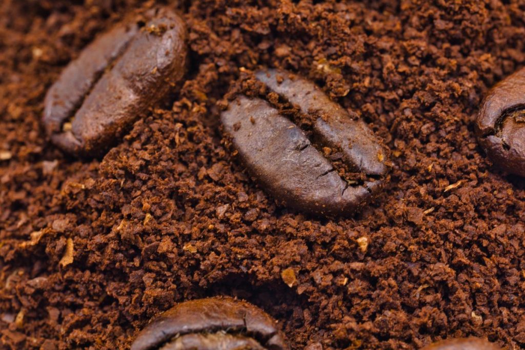 Texture du marc de café humide