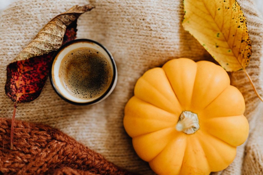 Café et courge, ambiance automnale du pumpkin spice latte