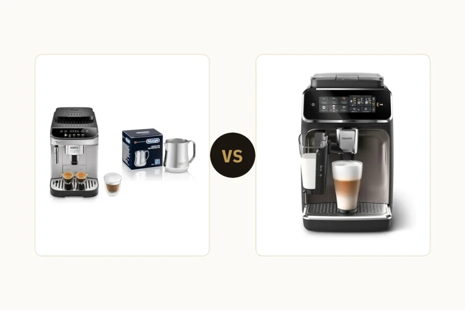 DeLonghi Magnifica Evo vs Philips 3300