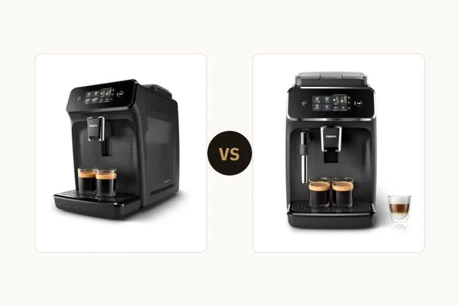 Philips EP1200 vs 2200